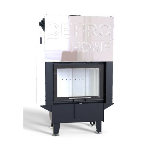 Фронтальная дровяная топка DEFRO HOME RIVA SM G SHORT, с водяным контуром, гильотина 