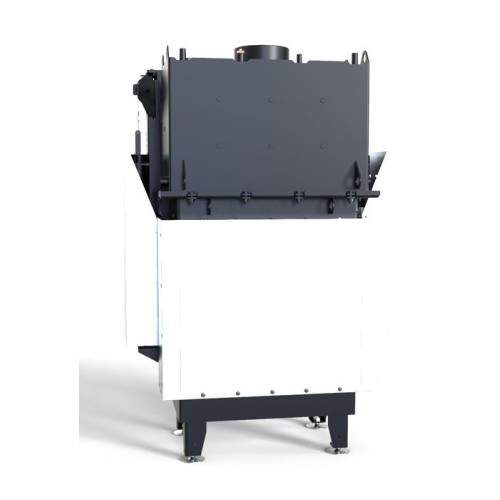 Фронтальная дровяная топка DEFRO HOME RIVA SM G SHORT, с водяным контуром, гильотина 