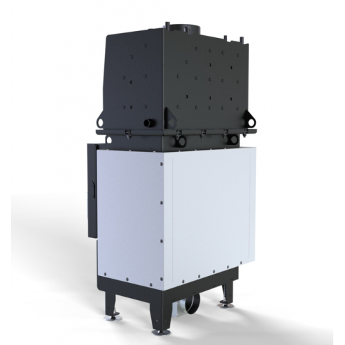 Фронтальная дровяная топка DEFRO HOME RIVA SM SHORT, 16кВт, 630/465мм, с водяным контуром 