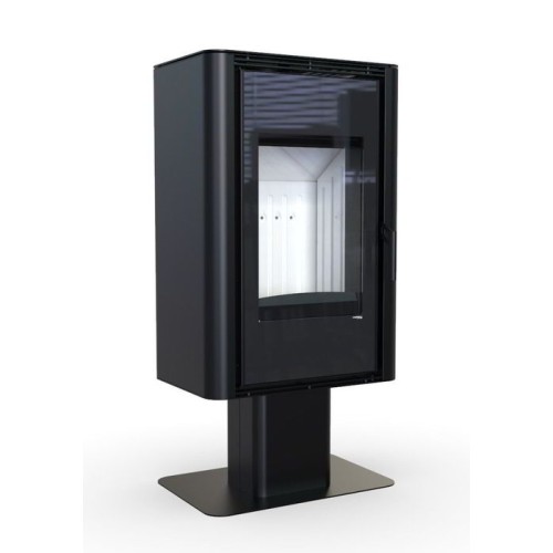 Дровяная печь DEFRO HOME SOLUM TOP, черная сталь 