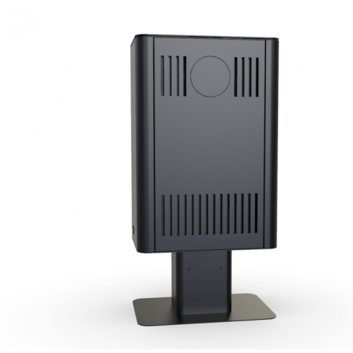 Дровяная печь DEFRO HOME SOLUM TOP, черная сталь 