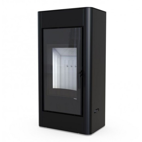 Дровяная печь DEFRO HOME SOLUM, черная сталь 