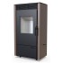 Дровяная печь DEFRO HOME VIVA, коричневая сталь 