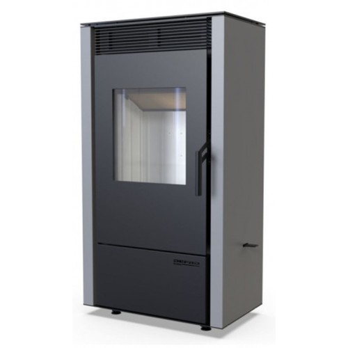 Дровяная печь DEFRO HOME VIVA, серая сталь 