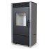 Дровяная печь DEFRO HOME VIVA, серая сталь 