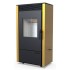 Дровяная печь DEFRO HOME VIVA, золотая сталь 