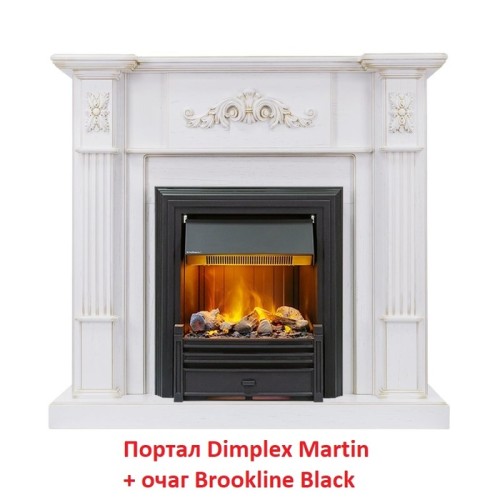 Электрокамин Dimplex Brookline Black 
