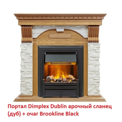 Электрокамин Dimplex Brookline Black 