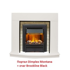 Электрокамин Dimplex Brookline Black