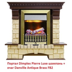 Электрокамин Dimplex Danville Antique Brass FB2