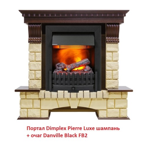 Электрокамин Dimplex Danville Black FB2 