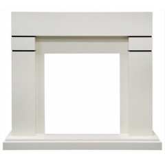 Деревянный портал Dimplex Lindos [Линдос] (Symphony 2608/Symphony 2624L) Алебастр