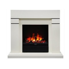 Деревянный портал Dimplex Lindos [Линдос] Алебастр с очагом Symphony 26 DF2608-EU