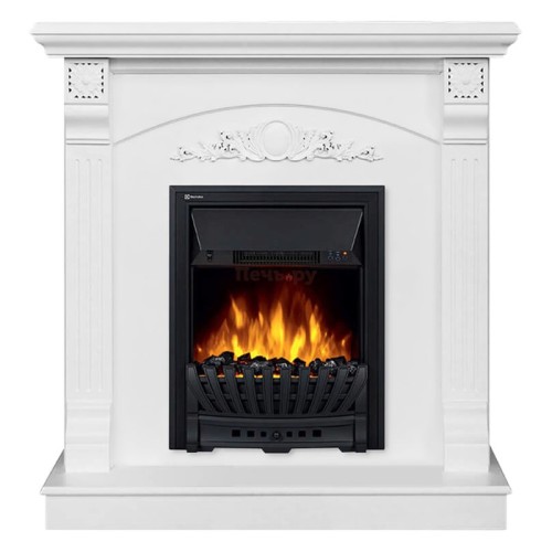 Электрокамин Electrolux EFP/P-1020LS с порталом Firelight Barocco Classic белый 