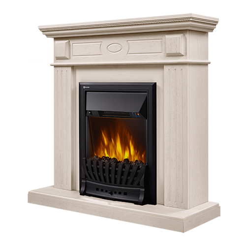 Электрокамин Electrolux EFP/P-1020LS с порталом Firelight Bianco Classic беленый дуб 