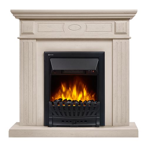 Электрокамин Electrolux EFP/P-1020LS с порталом Firelight Bianco Classic беленый дуб 