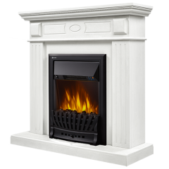 Электрокамин Electrolux EFP/P-1020LS с порталом Firelight Bianco Classic белый