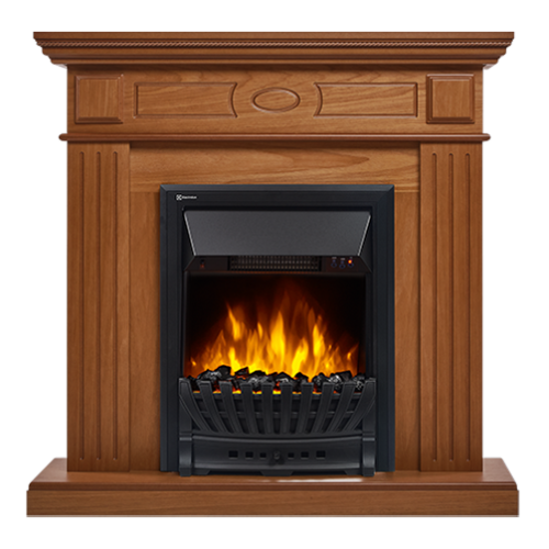 Электрокамин Electrolux EFP/P-1020LS с порталом Firelight Bianco Classic дуб 