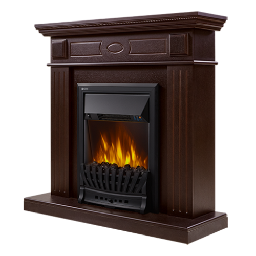 Электрокамин Electrolux EFP/P-1020LS с порталом Firelight Bianco Classic темный дуб 