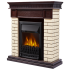Электрокамин Electrolux EFP/P-1020LS с порталом Firelight Bricks Classic кирпич бежевый/шпон тёмный дуб 