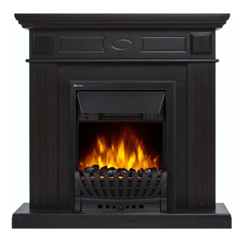 Электрокамин Electrolux EFP/P-1020LS с порталом Firelight Bianco Classic черная эмаль 