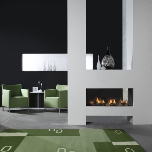 Встраиваемый газовый камин Faber Aspect PR L ST
