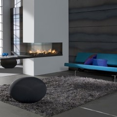 Панорамный газовый камин Faber Aspect PR XL RD