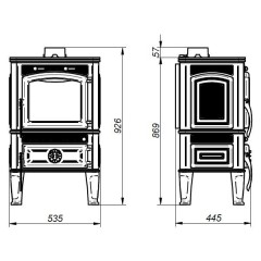 Дровяная печь Ferguss LAWA cook
