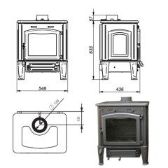 Дровяная печь Ferguss MERCURI