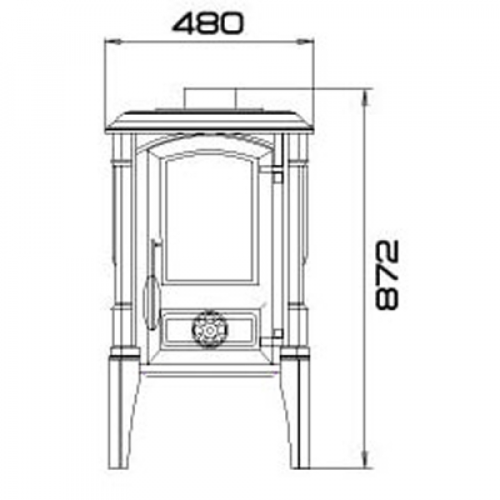 Дровяная печь Ferguss ZEUS 