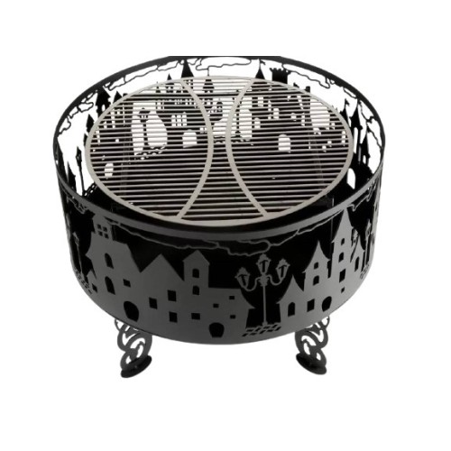 Костровая чаша Fire bowls Город (80х80х4) 