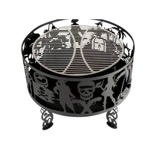 Костровая чаша Fire bowls Пираты (80х80х4) 