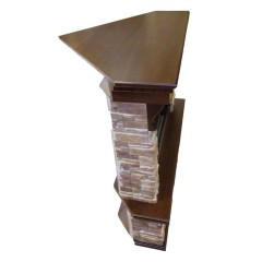 Напольный биокамин Firebird ВАЛЕНСИЯ угловой, темный дуб