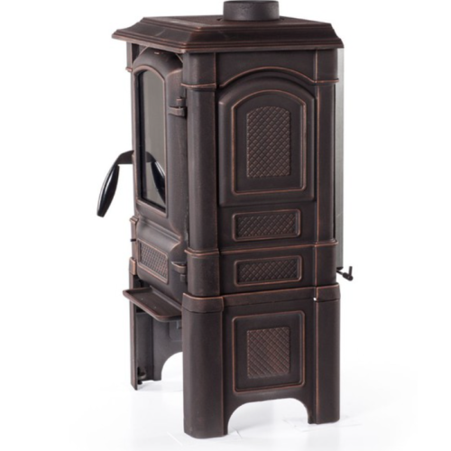 Дровяная печь Fireway BRUNO II патина медь 