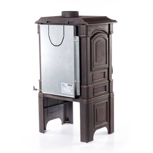 Дровяная печь Fireway BRUNO II патина медь 