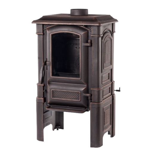 Дровяная печь Fireway BRUNO II патина медь 