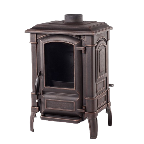 Дровяная печь Fireway BRUNO I патина медь 