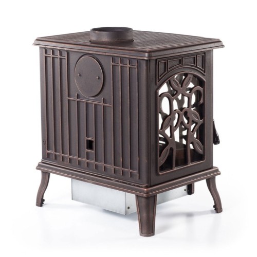 Дровяная печь Fireway DEMETRA патина медь 