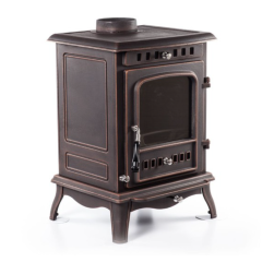 Дровяная печь Fireway ERIK патина медь