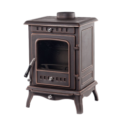 Дровяная печь Fireway ERIK патина медь