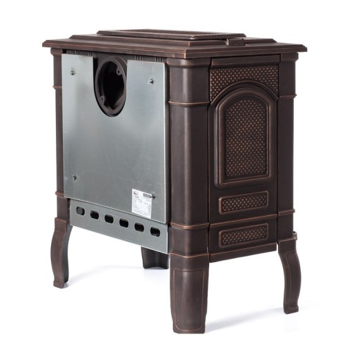 Дровяная печь Fireway GUNTER патина медь 