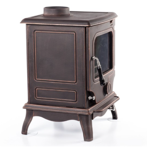 Дровяная печь Fireway PAUL патина медь 