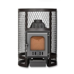 Дровяная печь Fireway Кольчуга 18 (дверца К402) без выноса