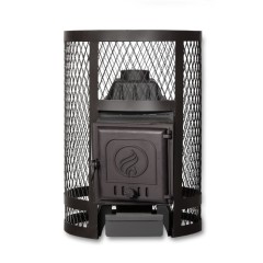 Дровяная печь Fireway Кольчуга 18 (дверца К412) без выноса