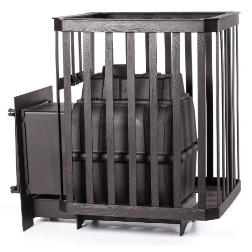 Дровяная печь Fireway ПароВар 18 сетка-ковка (211) 