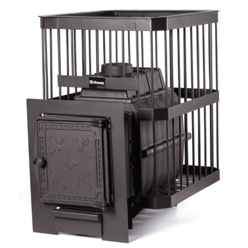 Дровяная печь Fireway ПароВар 18 сетка-прут (211) 