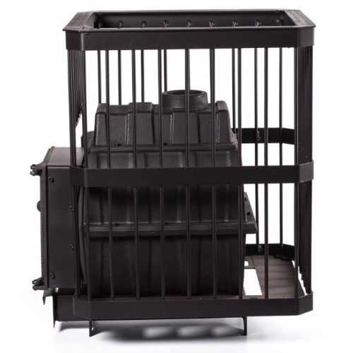 Дровяная печь Fireway ПароВар 18 сетка-прут (211) без выноса 