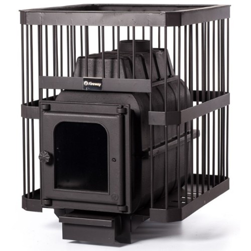 Дровяная печь Fireway ПароВар 24 (302) без выноса 