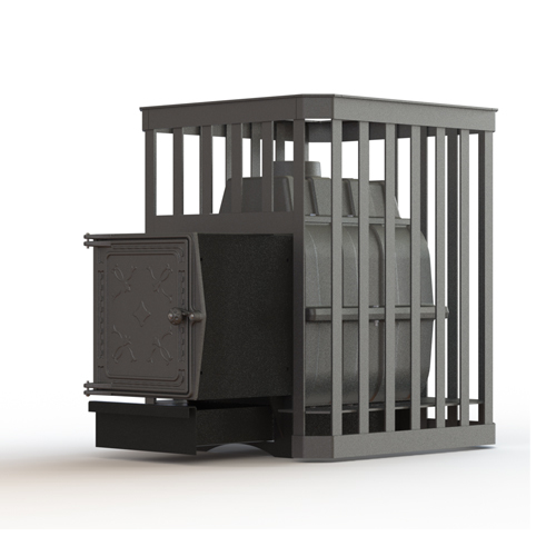 Дровяная печь Fireway ПароВар 24 сетка-ковка (211) 