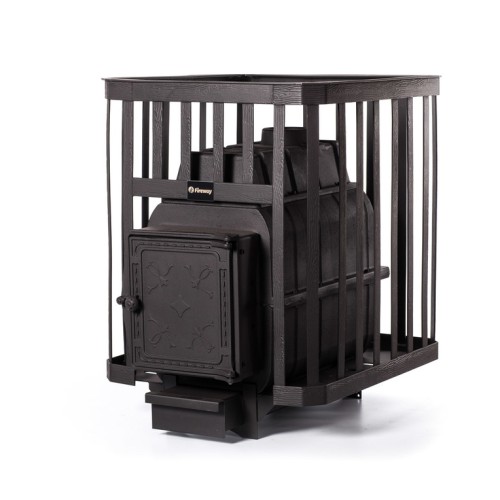 Дровяная печь Fireway ПароВар 24 сетка-ковка (211) без выноса 